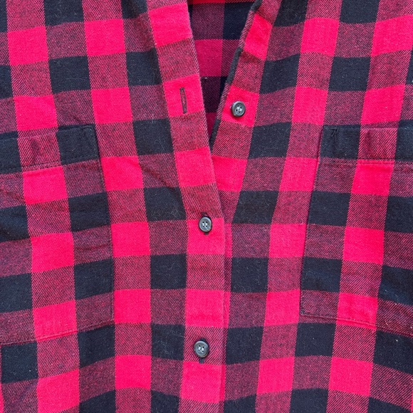 Madewell Flannel Courier Shirt in Buffalo Check - Picture 6 of 7